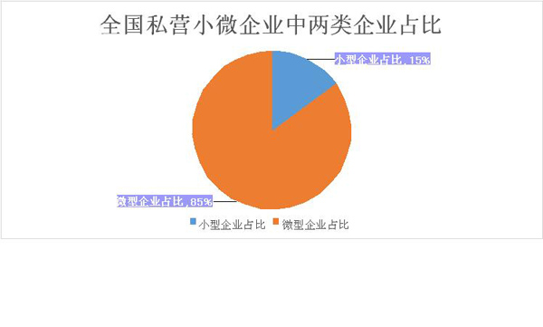 全國私營小微企業(yè)中兩類企業(yè)占比